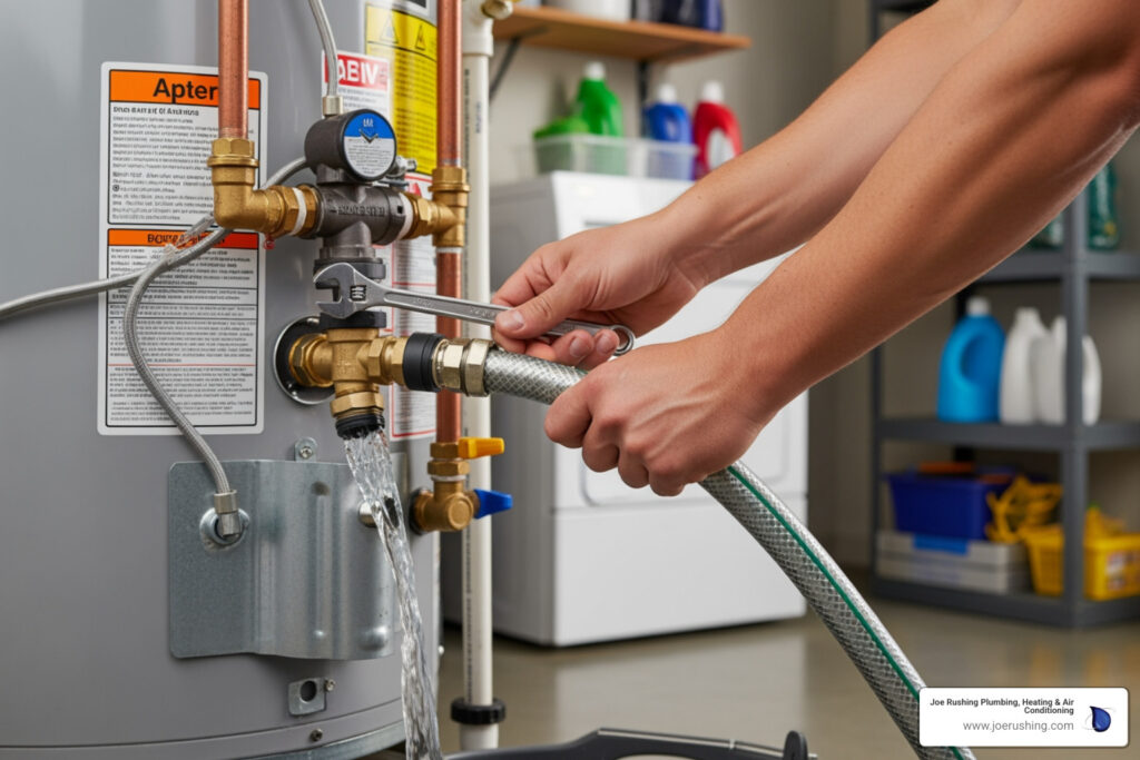 water heater flushing lubbock tx