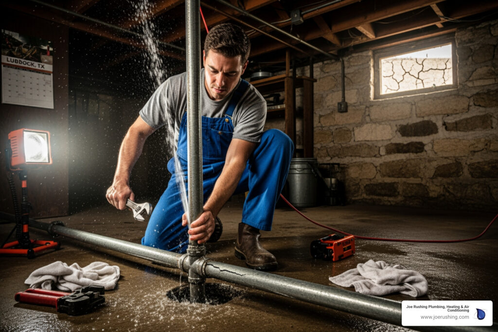 emergency leak repairs in lubbock, tx