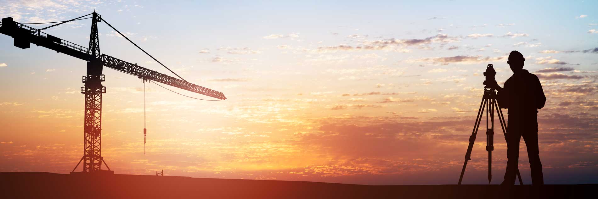 Land surveyor at work, measuring land and taking notes on a clipboard near a large tree