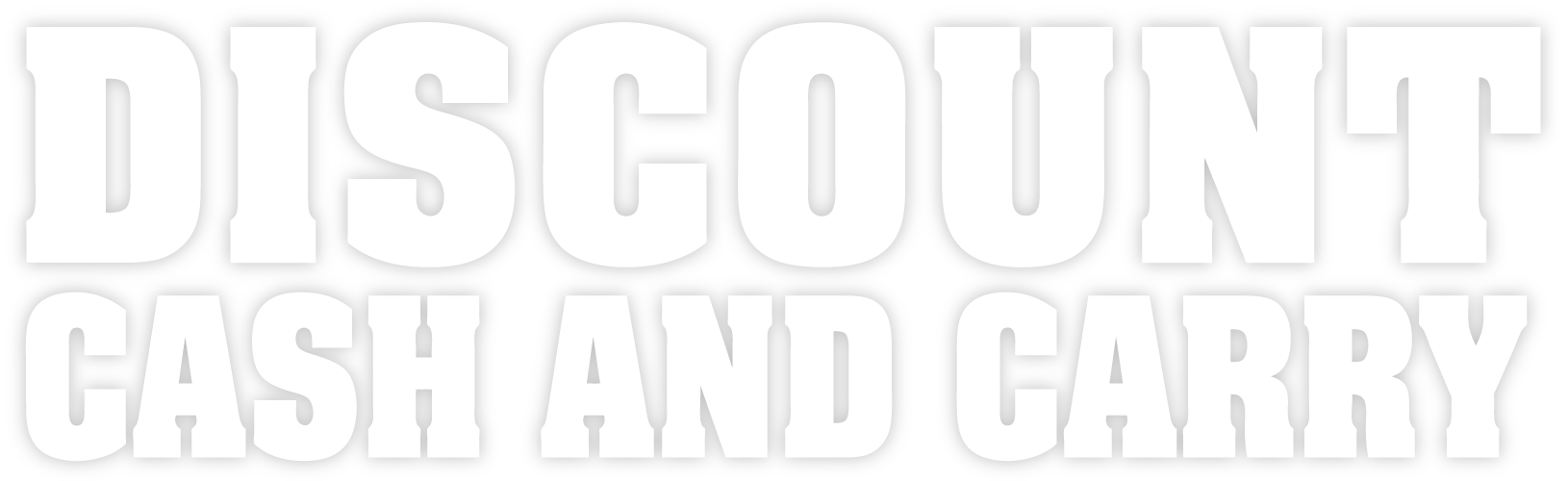 Discount Cash And Carry Logo