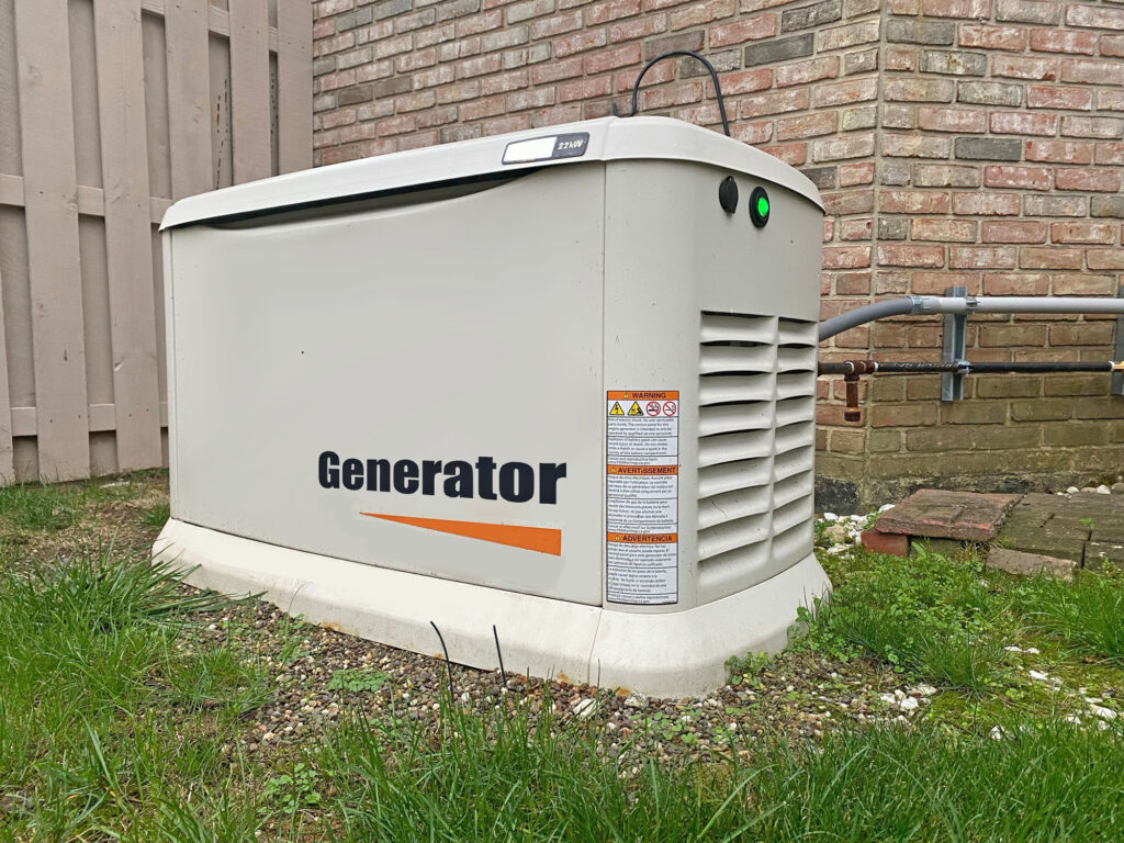 Gas powered electricity generator