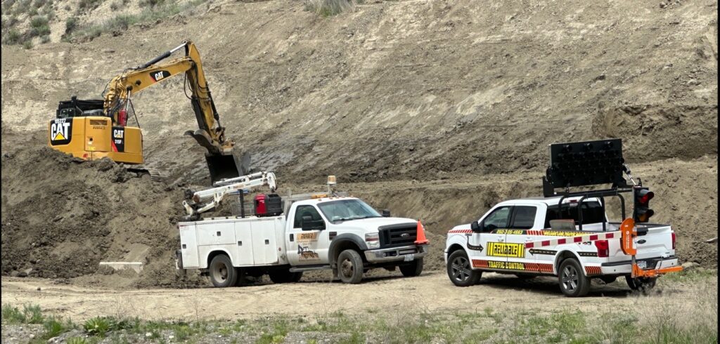 Construction traffic control picture