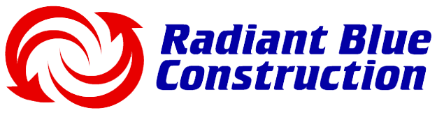 Radiant Blue Construction logo