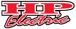 H P Electric LLC red & black logo