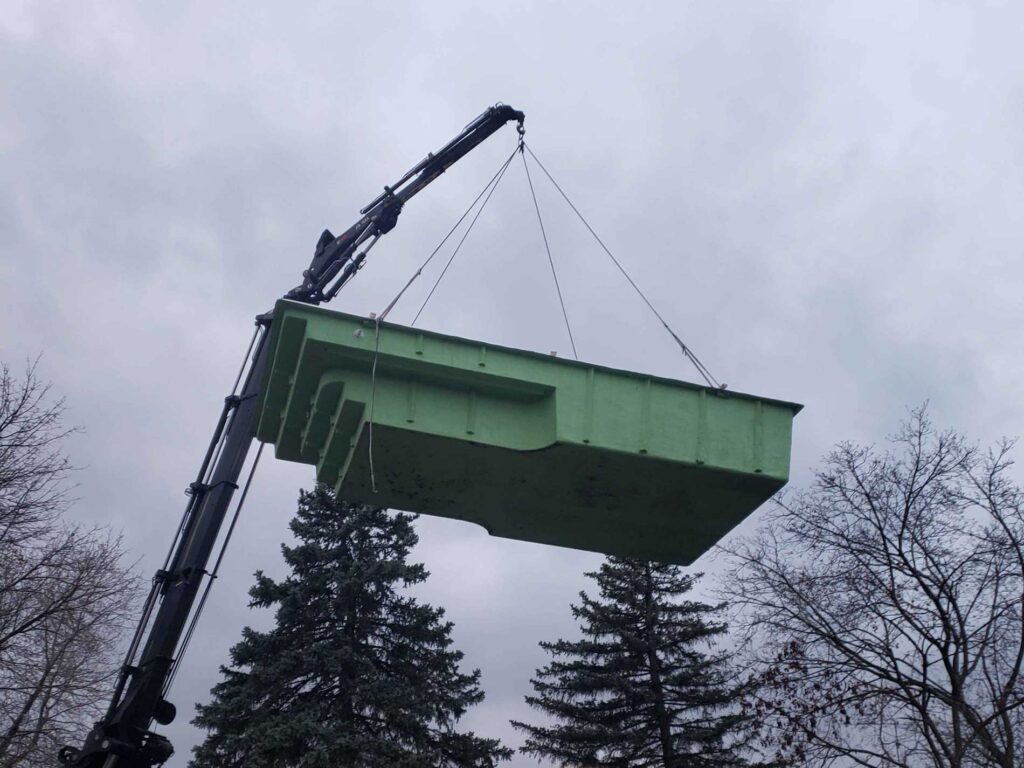 Pool installation photo