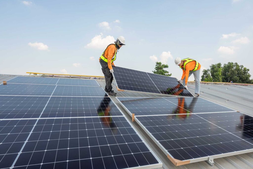 Installation of solar panels