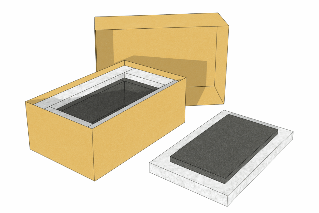 combo box and foam