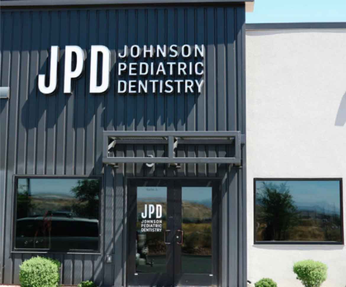Johnson Pediatric Dentistry building sign