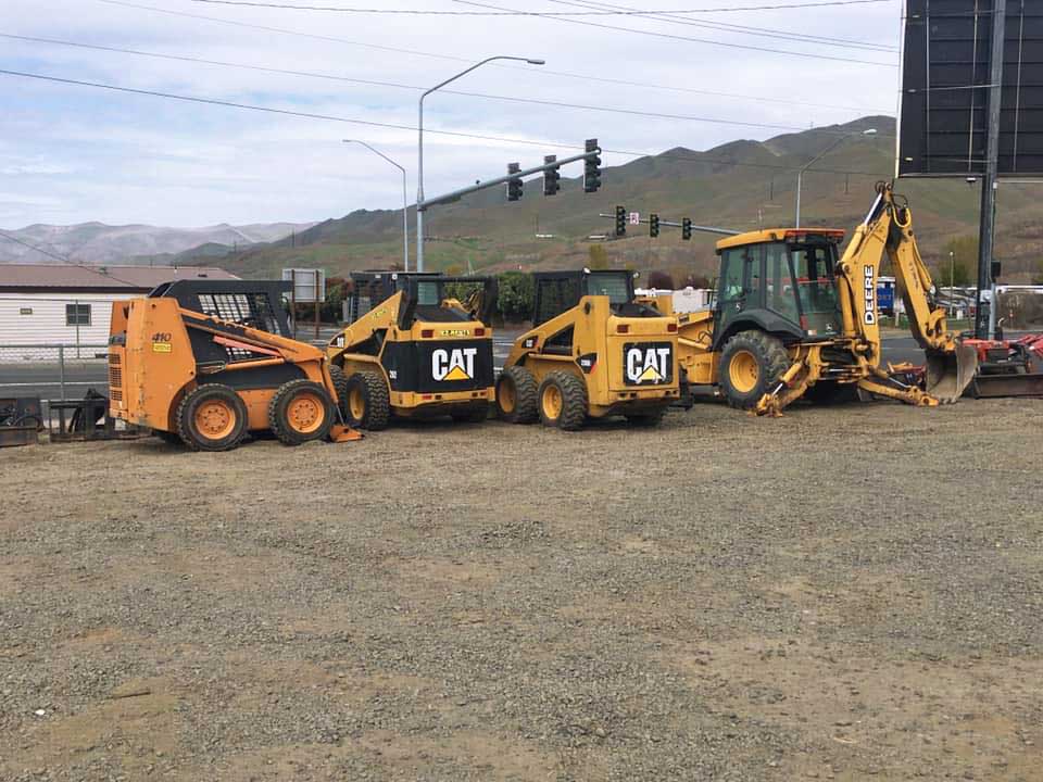 backhoe, CAT machinery