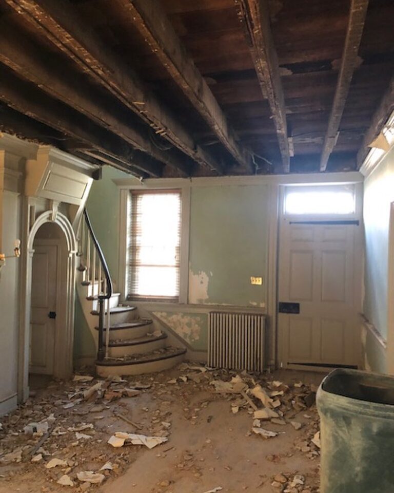 Before photo of Boyd's Custom Remodeling work on historic home in Dover DE
