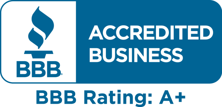 A+ rating Better Business Bureau Seal