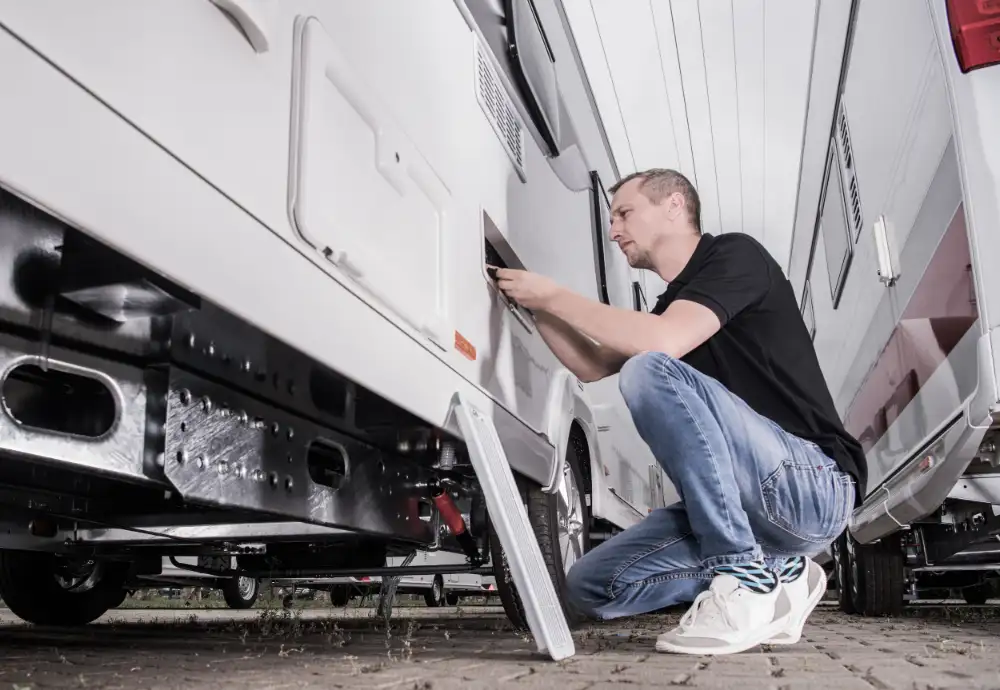 Champion Storage employee loading a storage unit with a secure door access