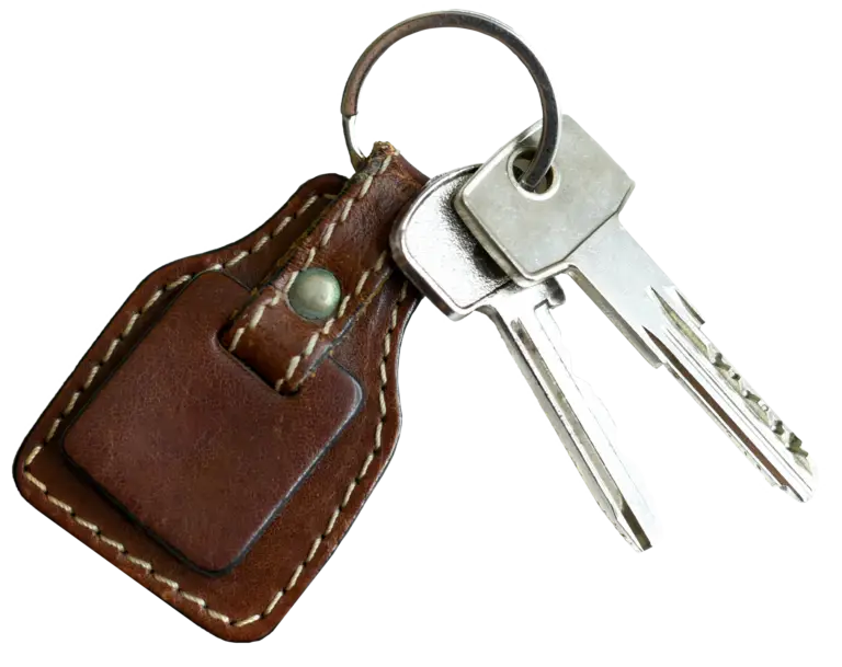 KeyMaker logo image: a set of keys on a keyring