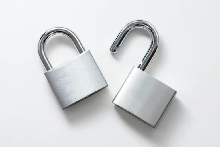 Two metal padlocks symbolizing secure locking for The KeyMaker