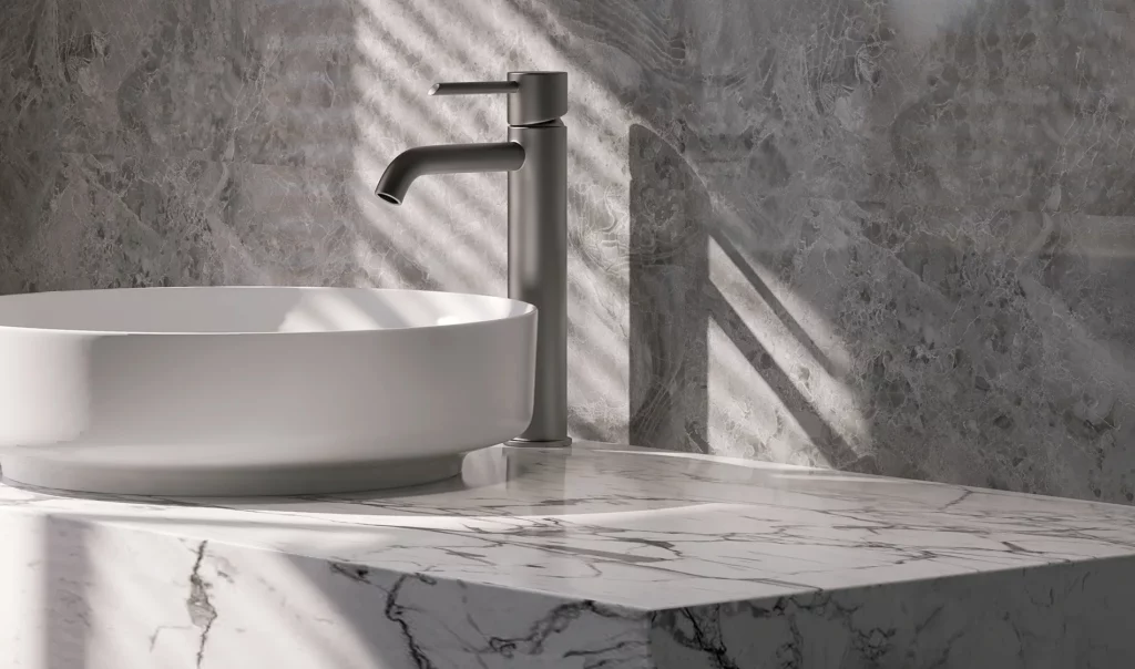 bathroom counter marble