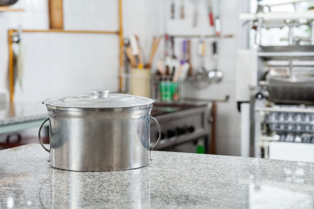 Commercial kitchen countertop design