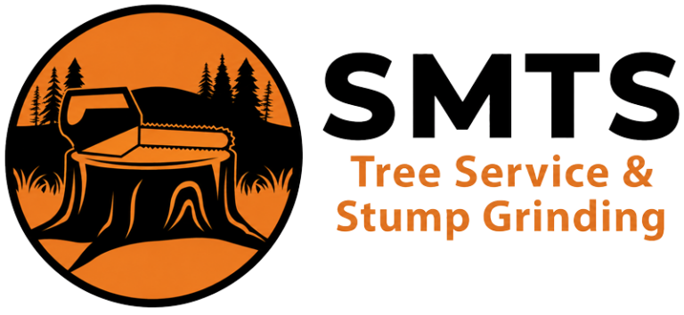 Southwest Missouri Tree Service logo with tree service and stump grinding