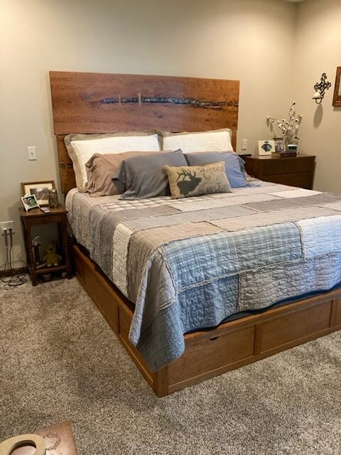 Custom Wood Bed