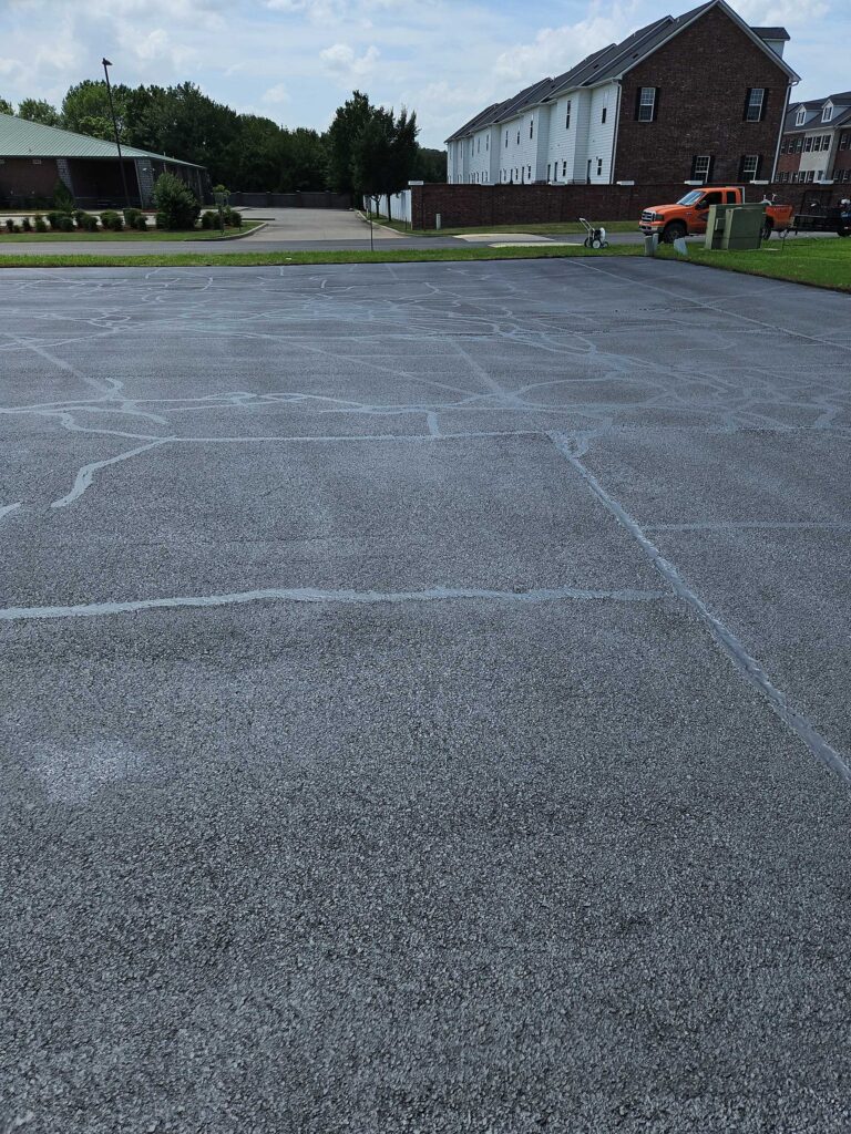 Cooper's Asphalt, parking lot, crack repair
