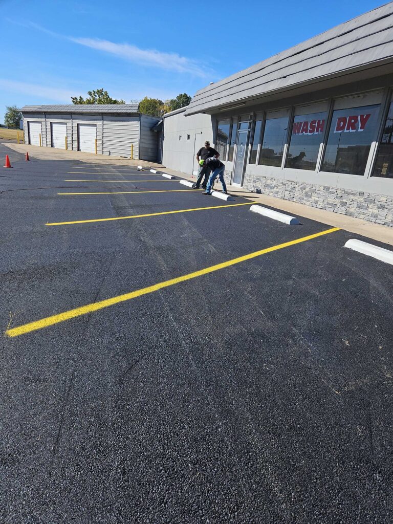 Cooper's Asphalt, parking lot, line striping, markings