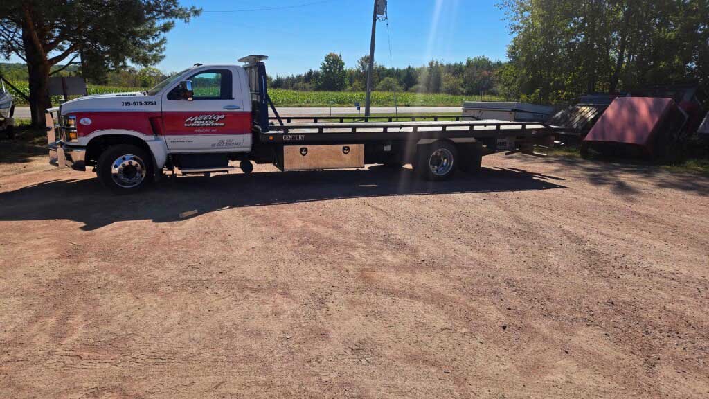 company truck for Hilltop Auto Wrecking, Wausau WI