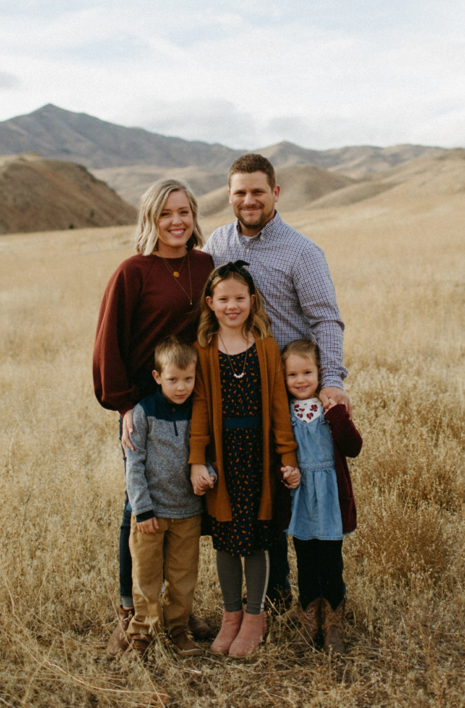 Family photo of the Sali family.