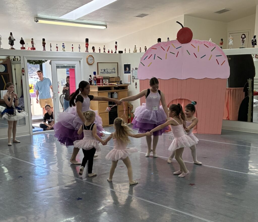 Girls in circle laughing