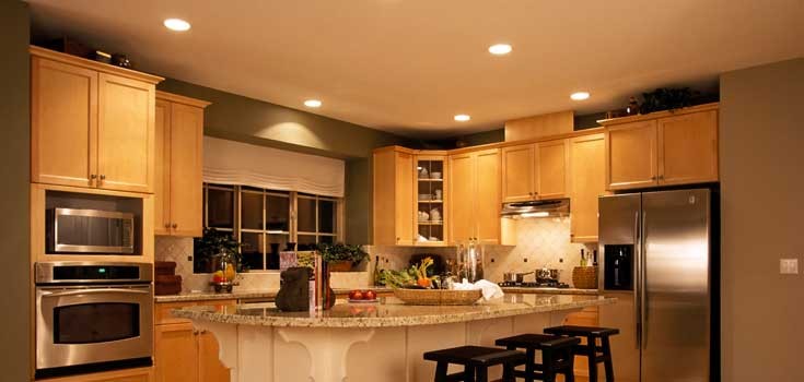A kitchen interior