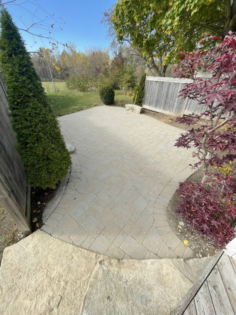 before power washing