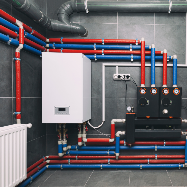 whole house heating system, could be AI generated, artist is unsure as she got it from shutterstock