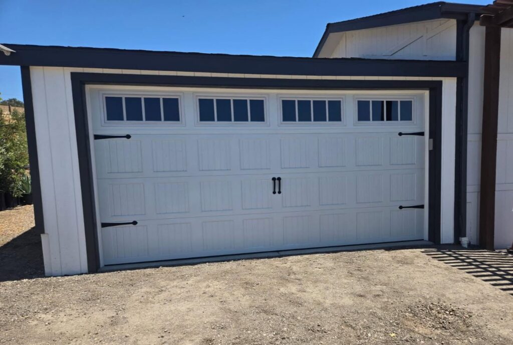 Pacific Overhead Door Service: white insulated garage door exterior installation